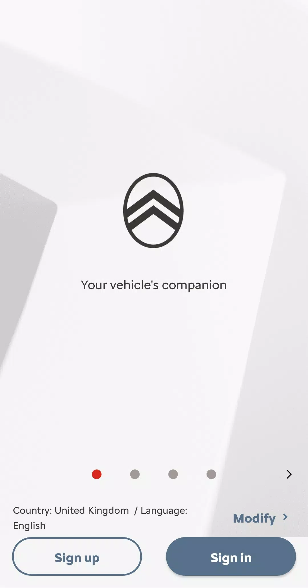 MyCitroën应用截图第1张