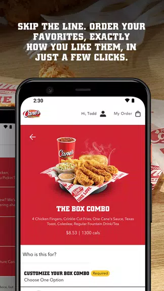 Raising Cane's Chicken Fingers Captura de tela 2