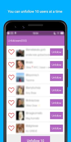 Unfollowers  &  Followers Скриншот 3