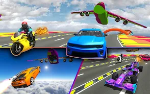 Rocket Car Racing Stunts Скриншот 1