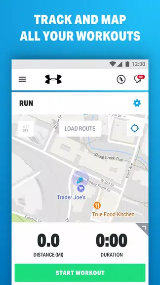MapMyRun을 사용해서 달리기 스크린샷 1