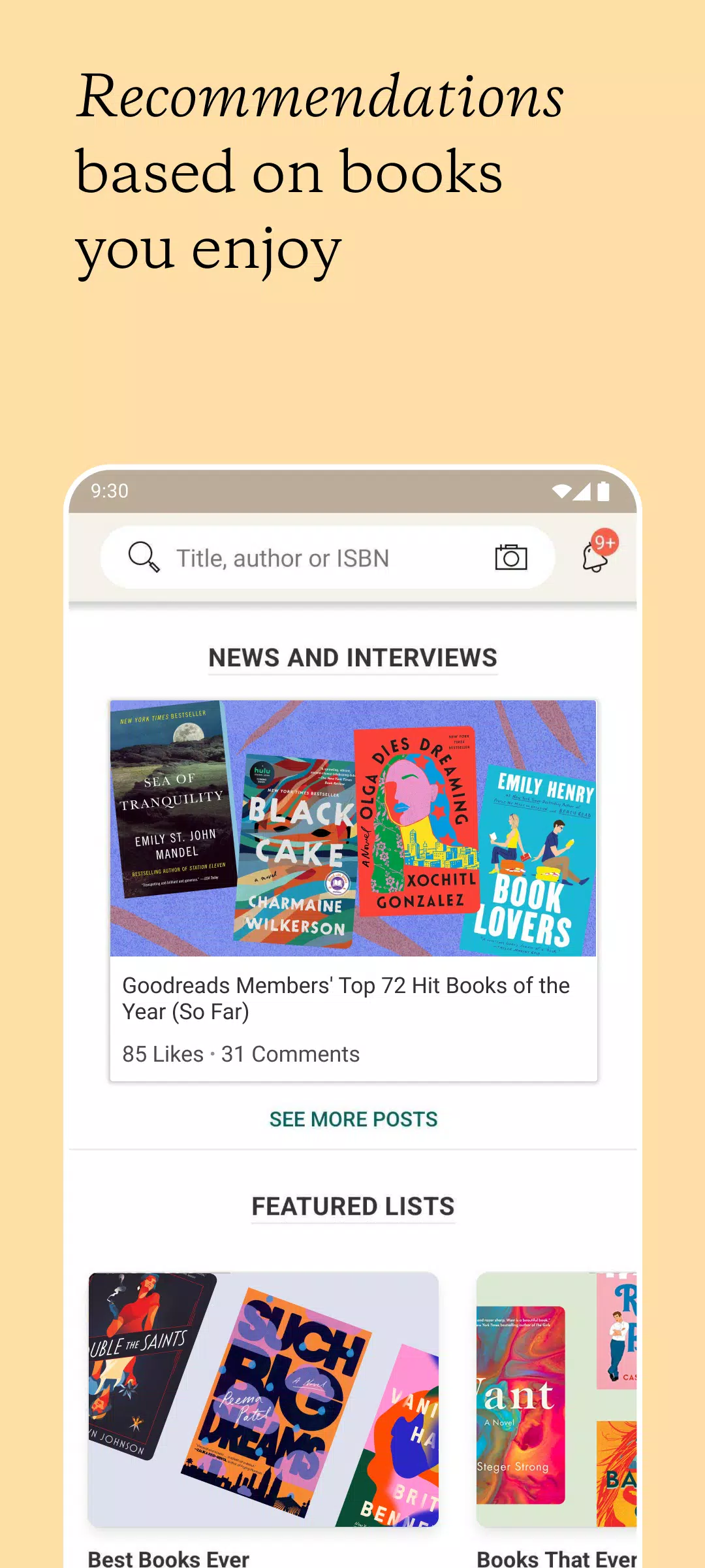 Goodreads Скриншот 2