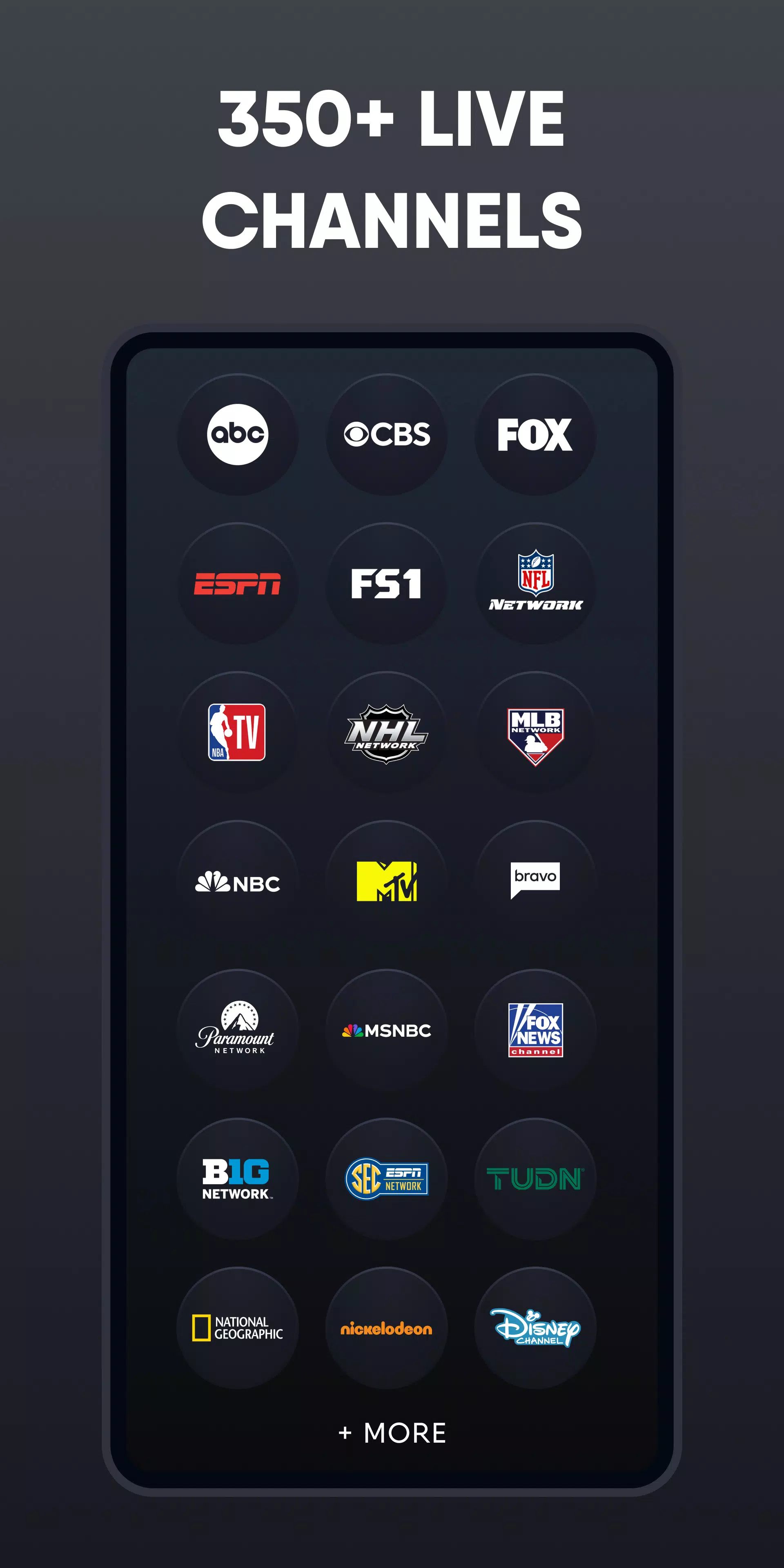 Fubo: Watch Live TV & Sports Screenshot 1
