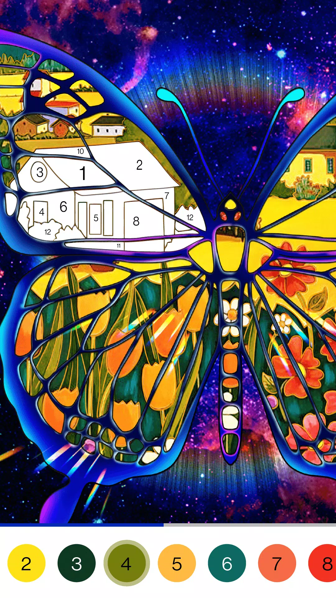 Coloring Book -Paint by Number Скриншот 4