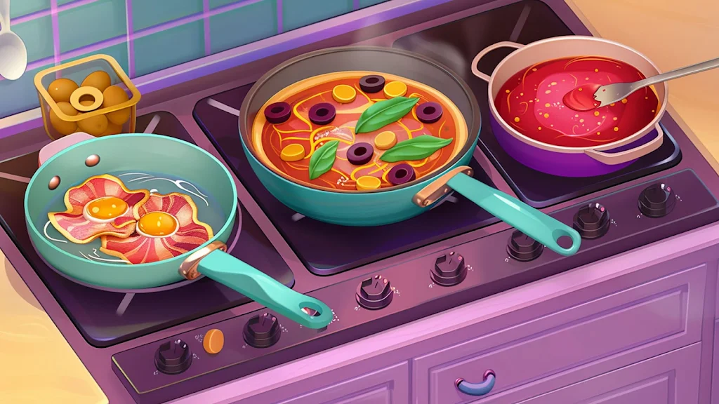 Pizza Maker Cooking Girls Game Capture d'écran 1