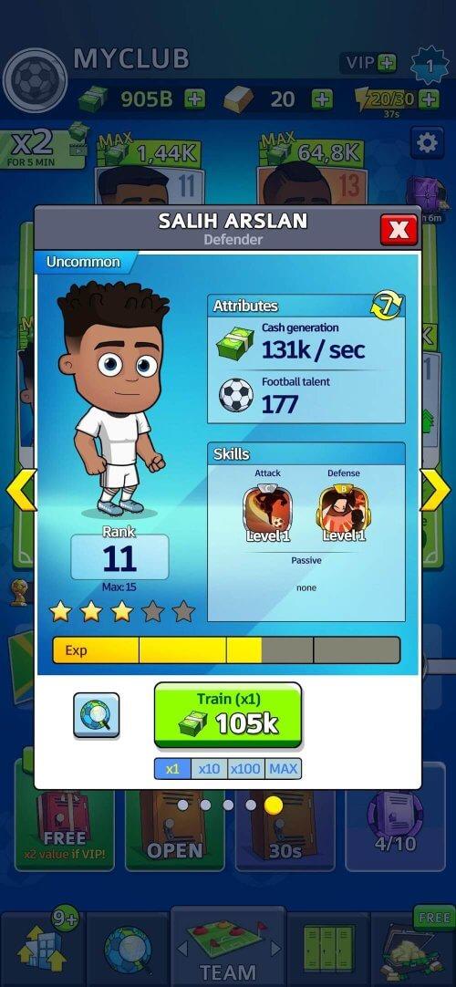 Idle Soccer Story Tangkapan skrin 2