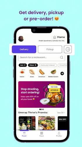 Thrive: Online Food Delivery 스크린샷 4