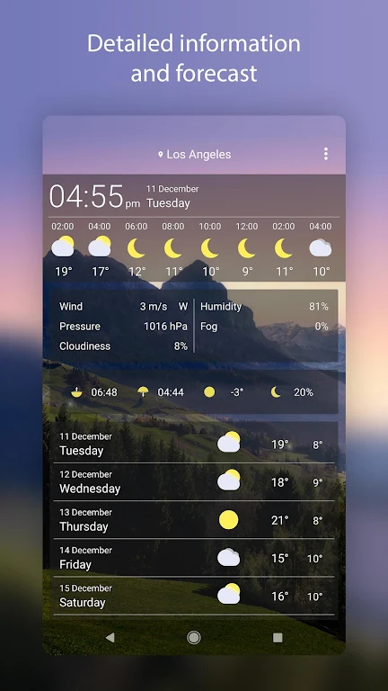 Weather Live Wallpapers Ekran Görüntüsü 2