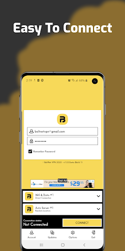 Boltnet VPN スクリーンショット 1
