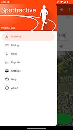 Sportractive: GPS Спорт Трекер Скриншот 1