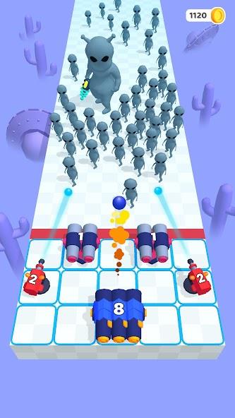 Shooting Towers: Merge Defense Mod Tangkapan skrin 3
