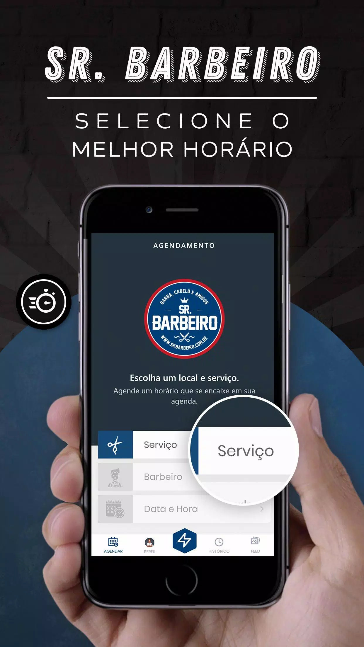 Sr. Barbeiro Captura de pantalla 1