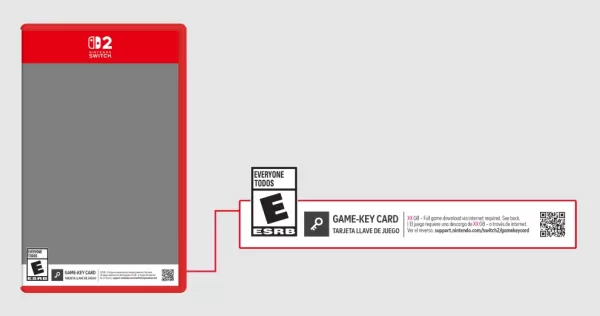 日本の任天堂スイッチ2ゲームは主にゲームキーカードを使用しています。