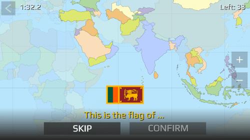 Schermata World Map Quiz 2
