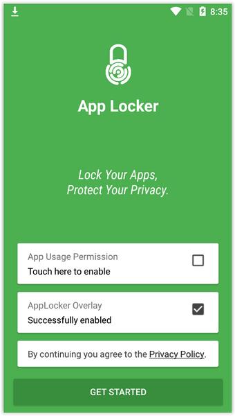 App Locker Schermafbeelding 1