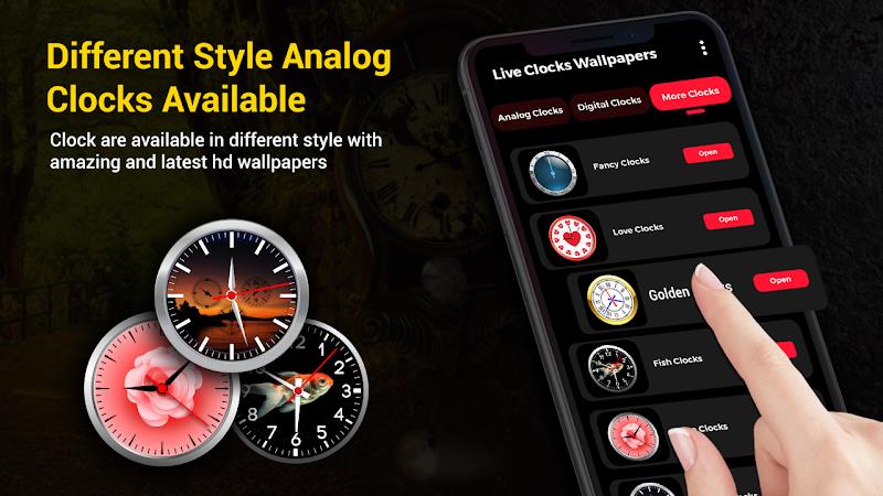 Smart Digital Clock Wallpapers ภาพหน้าจอ 1