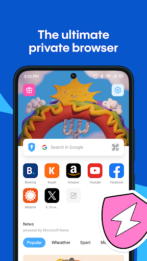 Alohaブラウザ+ Private VPN スクリーンショット 1