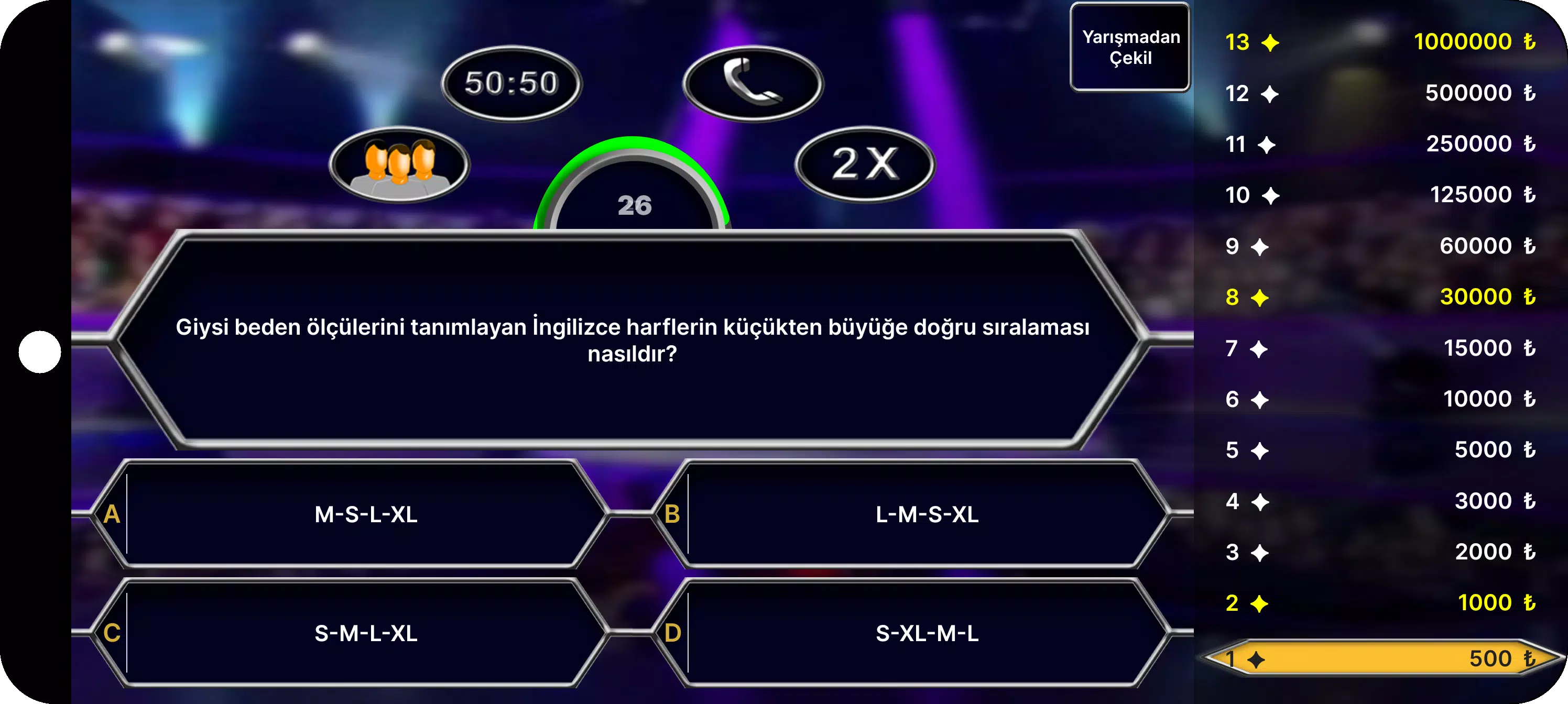 Milyoner Bilgi Yarışması Скриншот 2