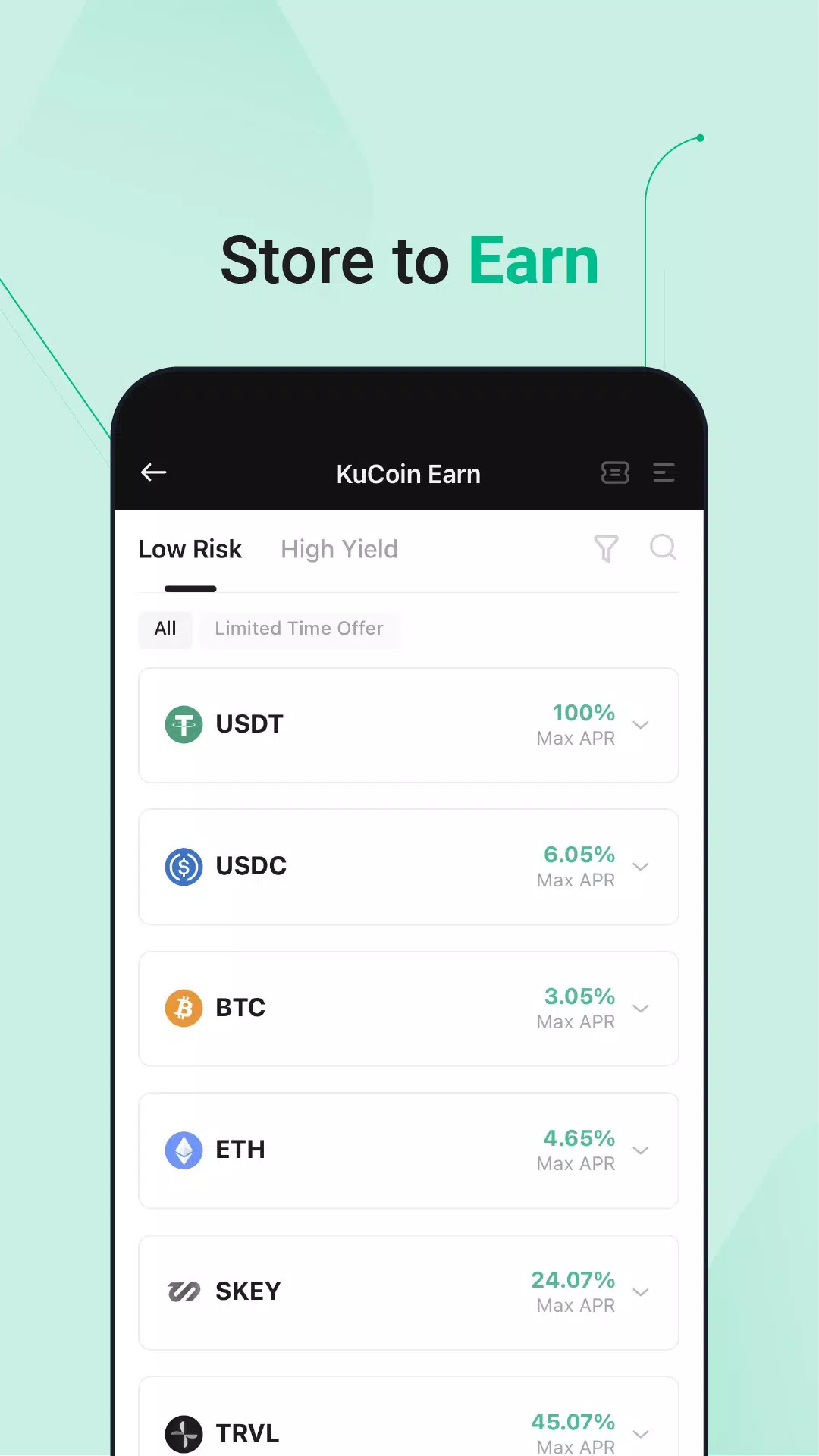 KuCoin-Compre Bitcoin e Cripto Captura de tela 4