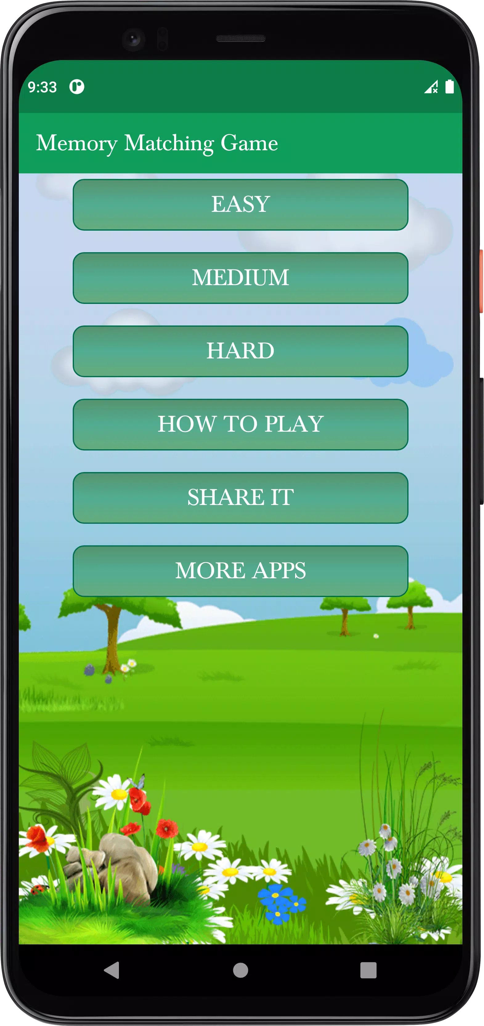Memory Matching Game Captura de pantalla 2