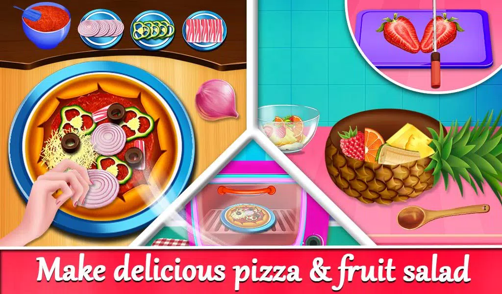 Cooking in Kitchen Food Games Capture d'écran 2