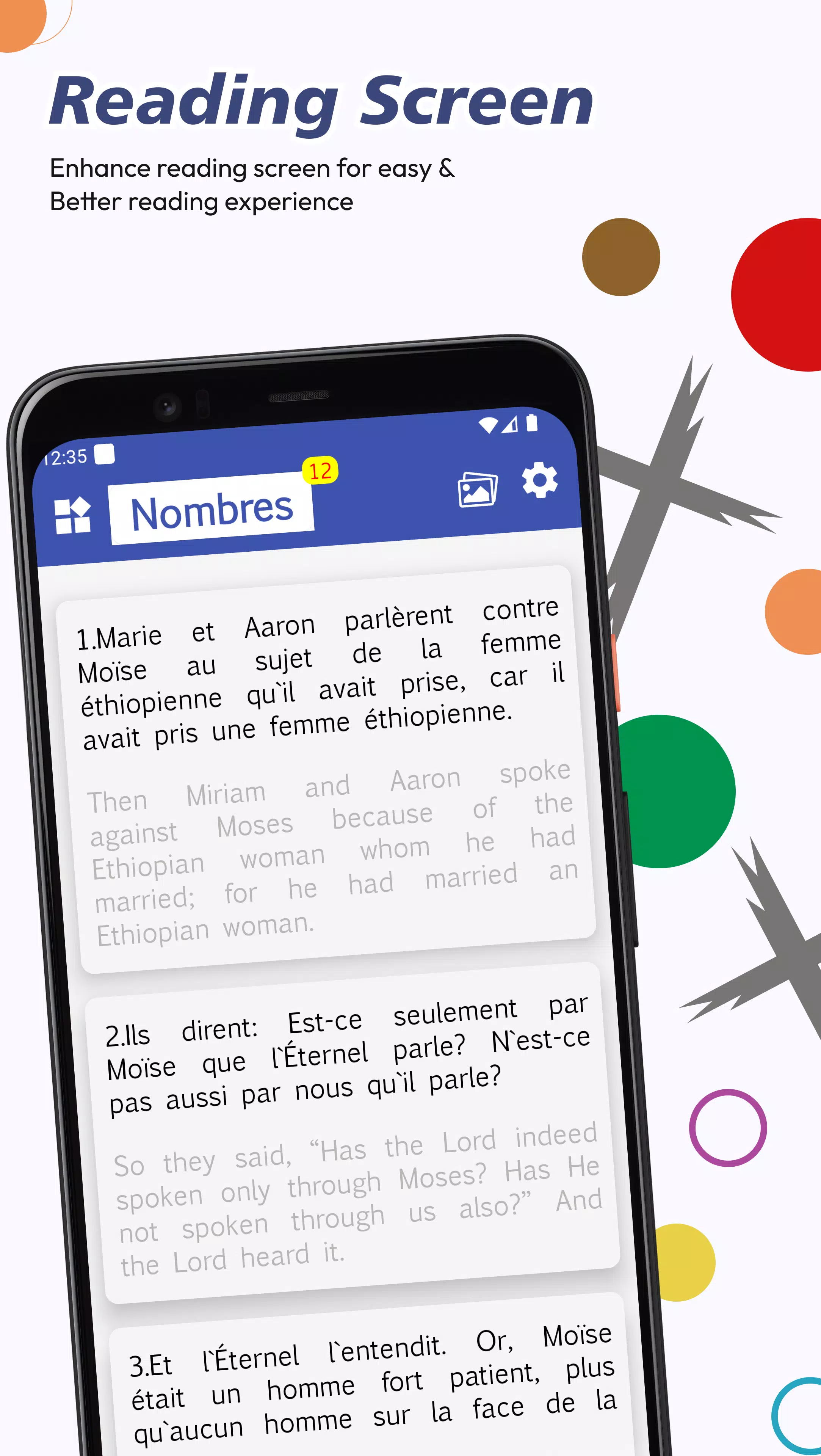 French English Bible Скриншот 1