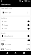 Flash Alerts - Call & SMS Capture d'écran 2