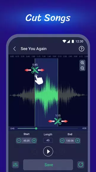 着信音メーカー - MP3 Cutter スクリーンショット 2