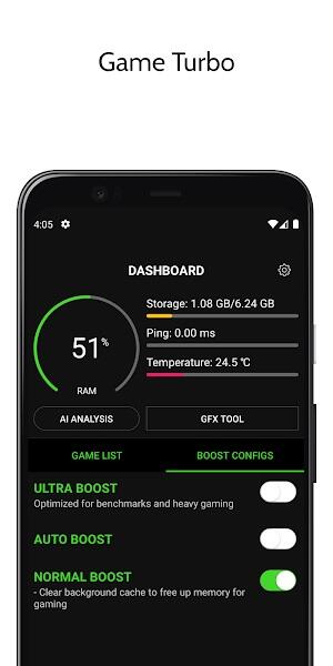 Game Booster 4x Faster Pro ဖန်သားပြင်ဓာတ်ပုံ 3