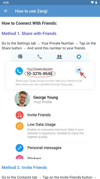 Zangi Private Messenger應用截圖第2張