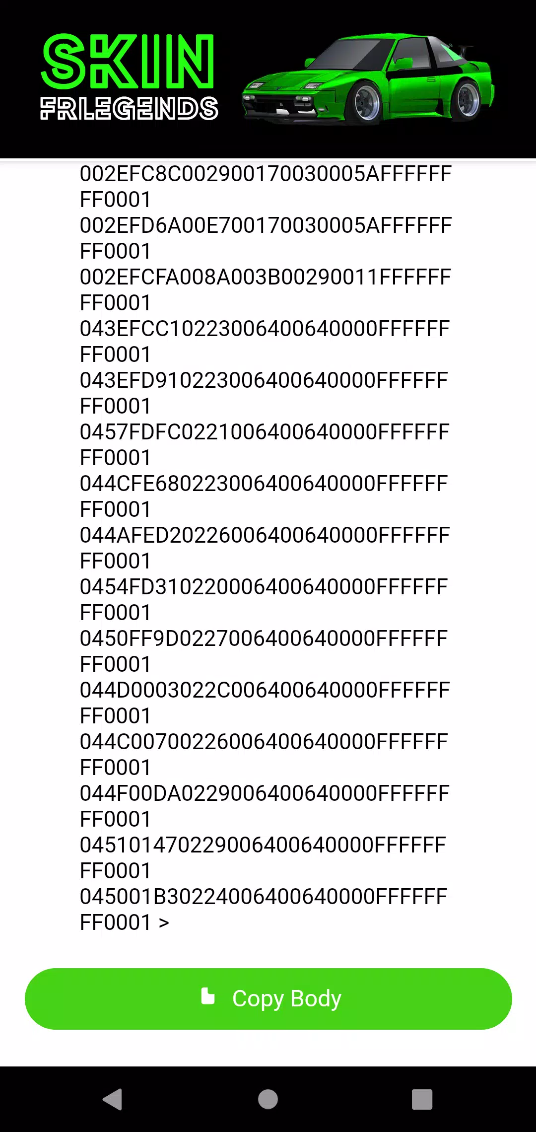 Skin FRLegends Livery Mod Capture d'écran 3