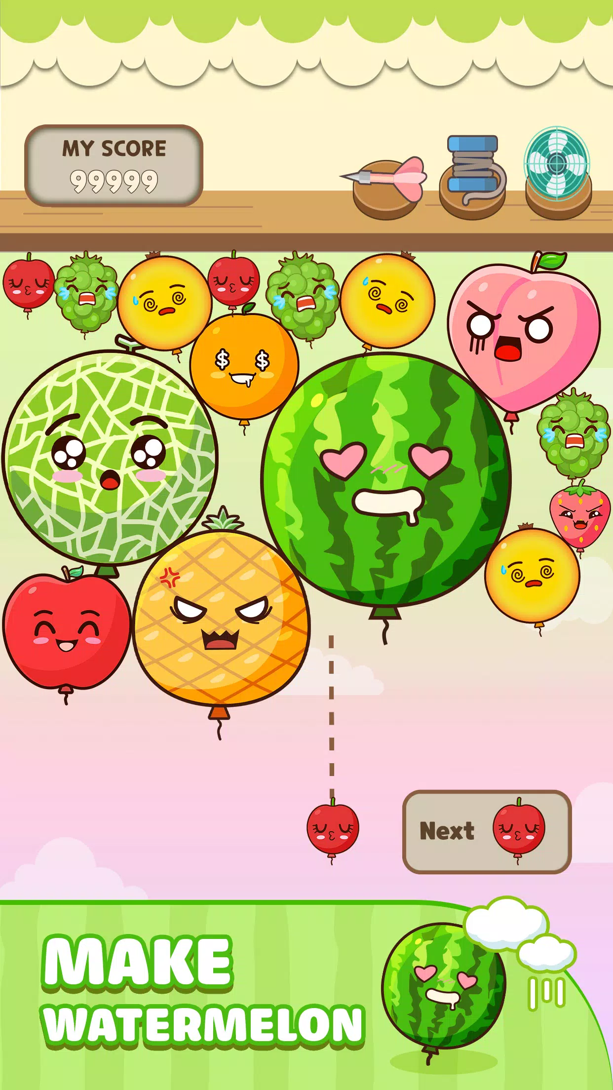 Melon Balloon: Fruit Merge应用截图第3张