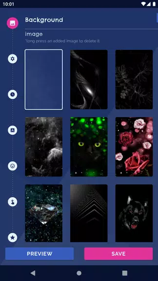 Black Live Wallpaper Dark Mode Скриншот 1