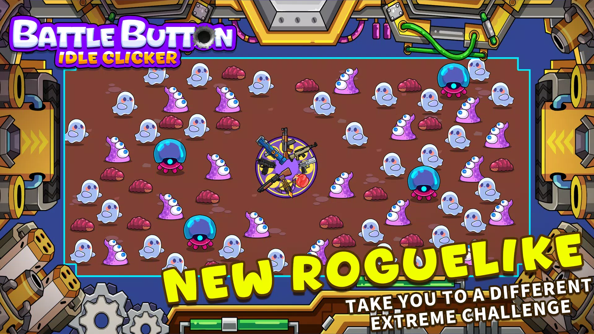 Battle Button - idle clicker Скриншот 1