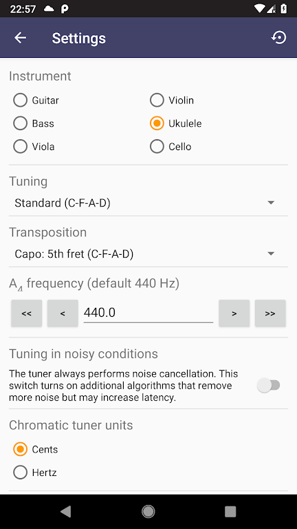 Strobe Tuner Pro: Guitar Tuner Screenshot 3
