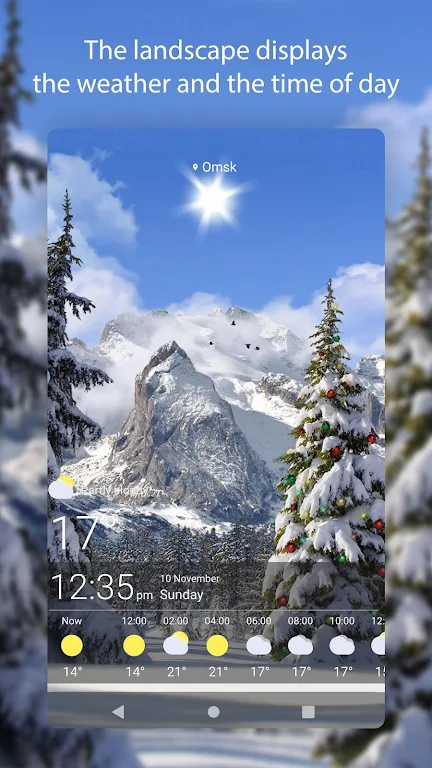 Weather Live Wallpapers Ekran Görüntüsü 1