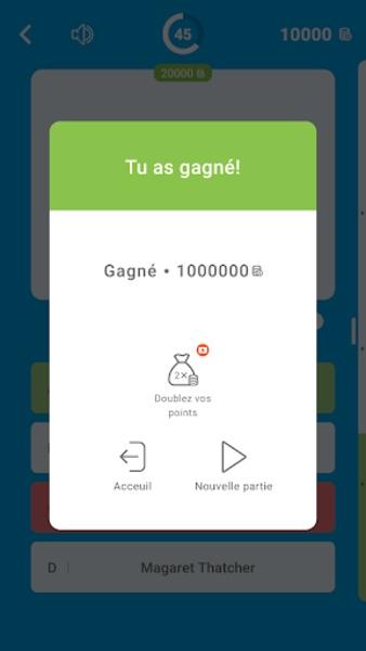 Millions Quiz - Français Tangkapan skrin 2