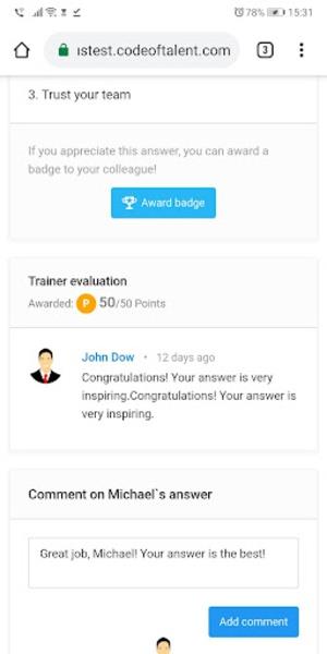 Code Of Talent স্ক্রিনশট 2