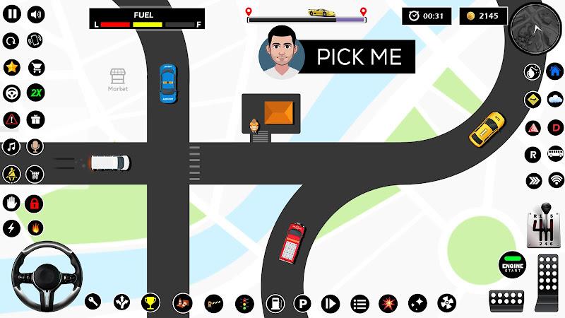 Pick N Drop Taxi Simulator Скриншот 1