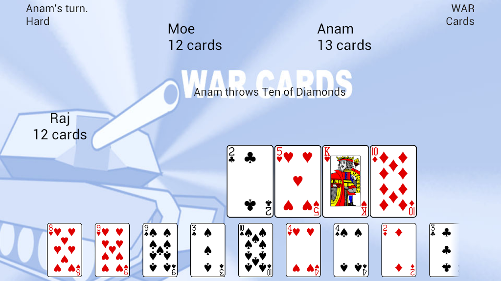 WAR Cards Tangkapan skrin 1