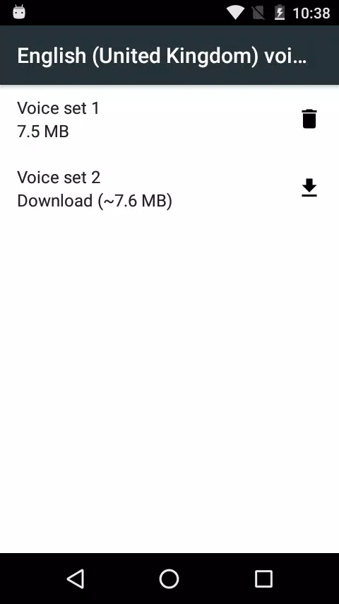 Speech Recognition & Synthesis Captura de pantalla 4