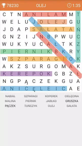 Wykreślanka Скриншот 2