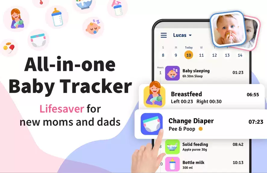 Schermata Baby Tracker - Breastfeeding 1