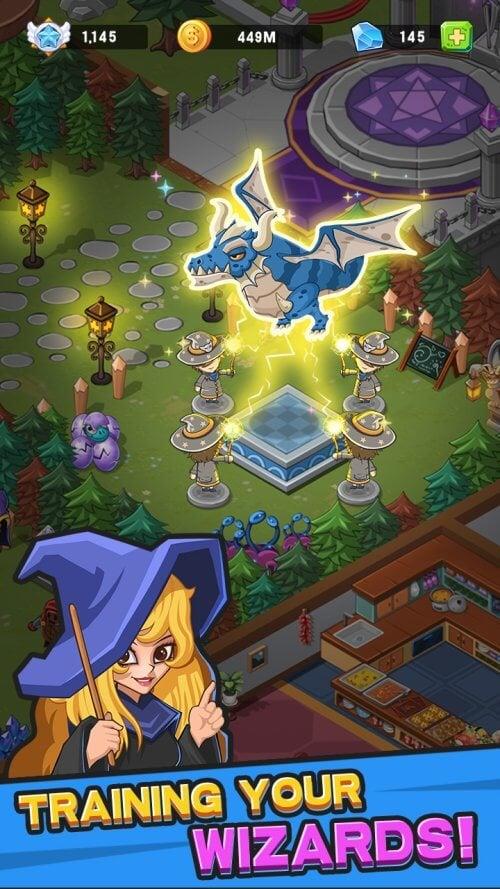 Idle Wizard College應用截圖第2張