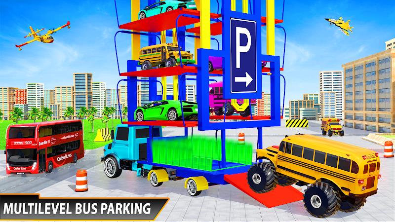 City School Bus Driving Sim 3D Скриншот 1