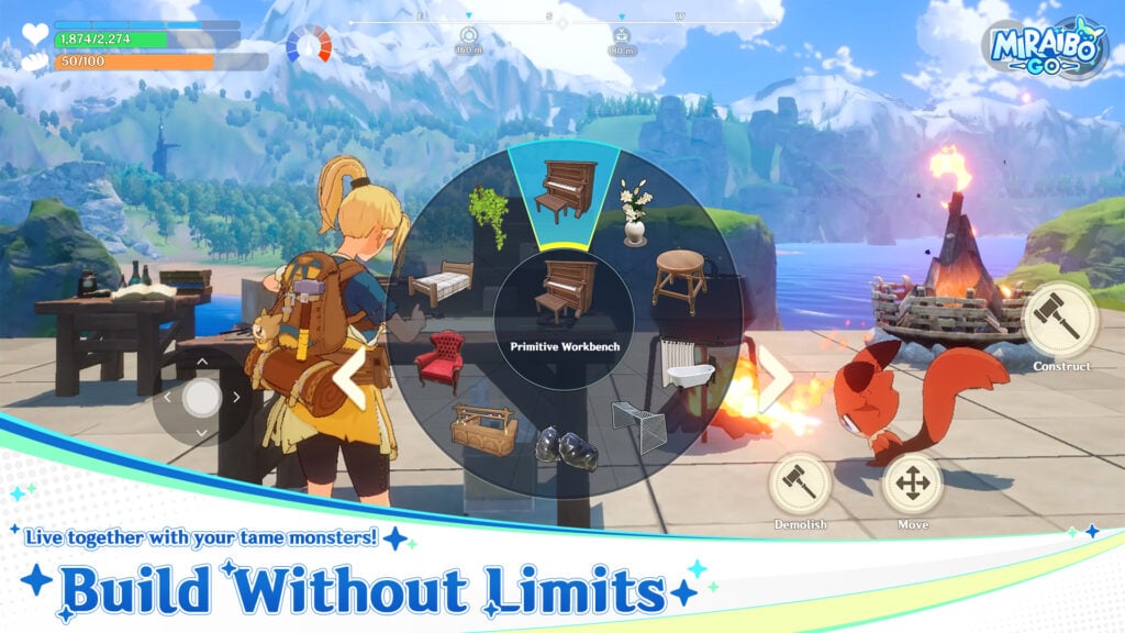 Miraibo GO In-Game Screenshot
