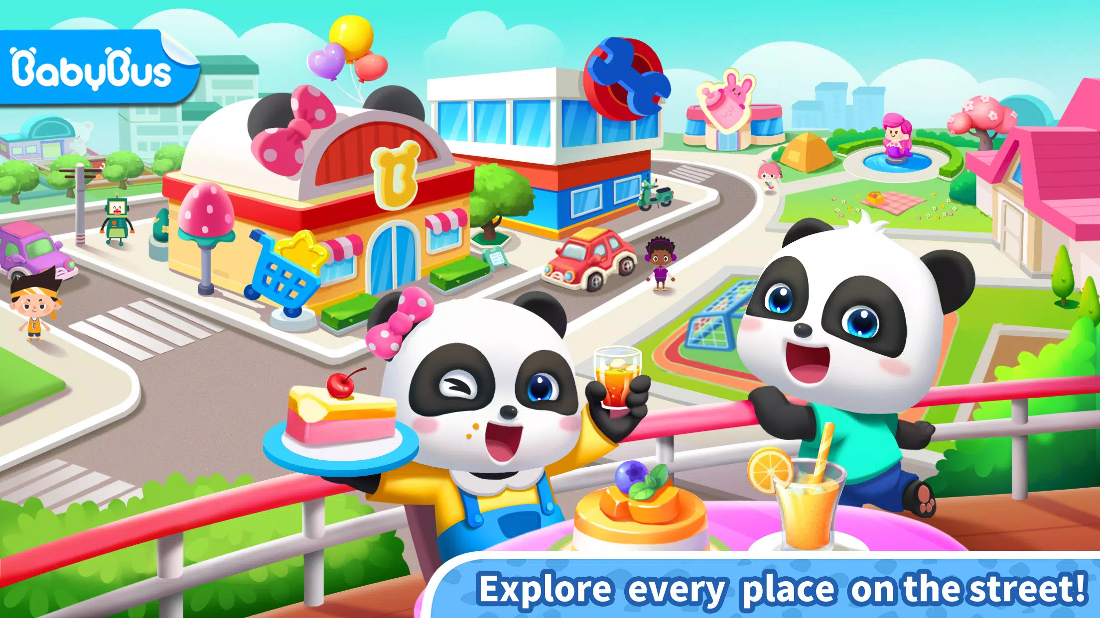 Little Panda’s Town: Street Скриншот 1