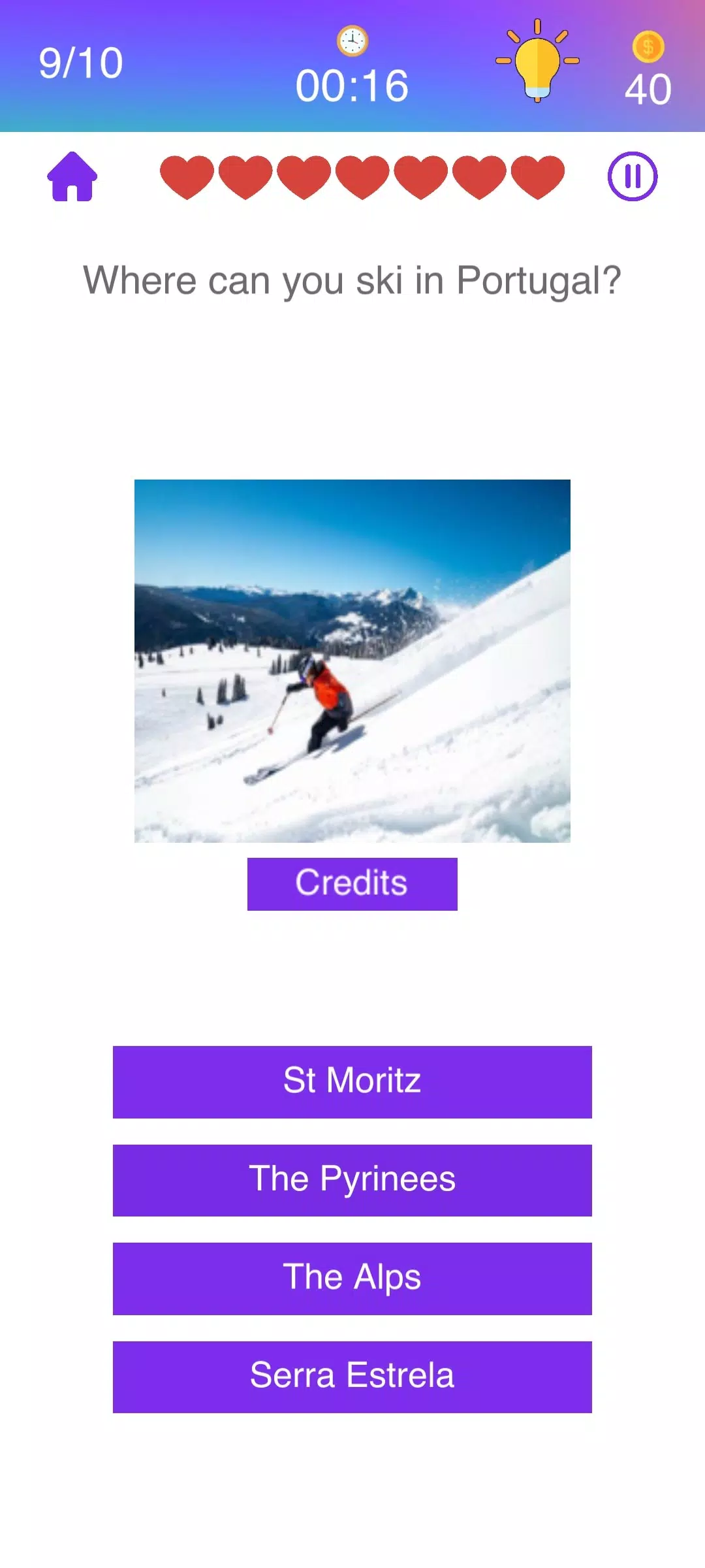 Portuguese Quiz Captura de tela 1