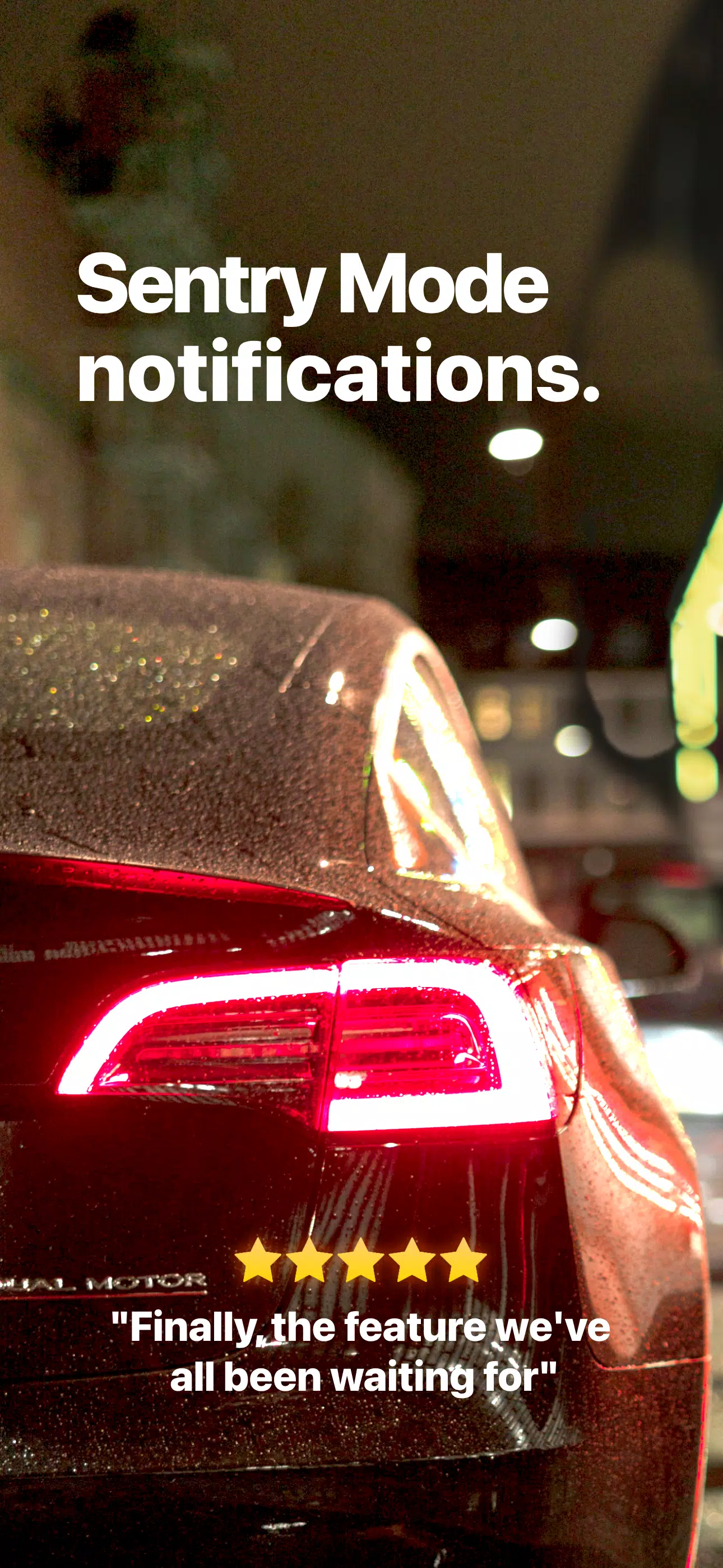 Sentry Pro—Tesla Notifications Скриншот 1