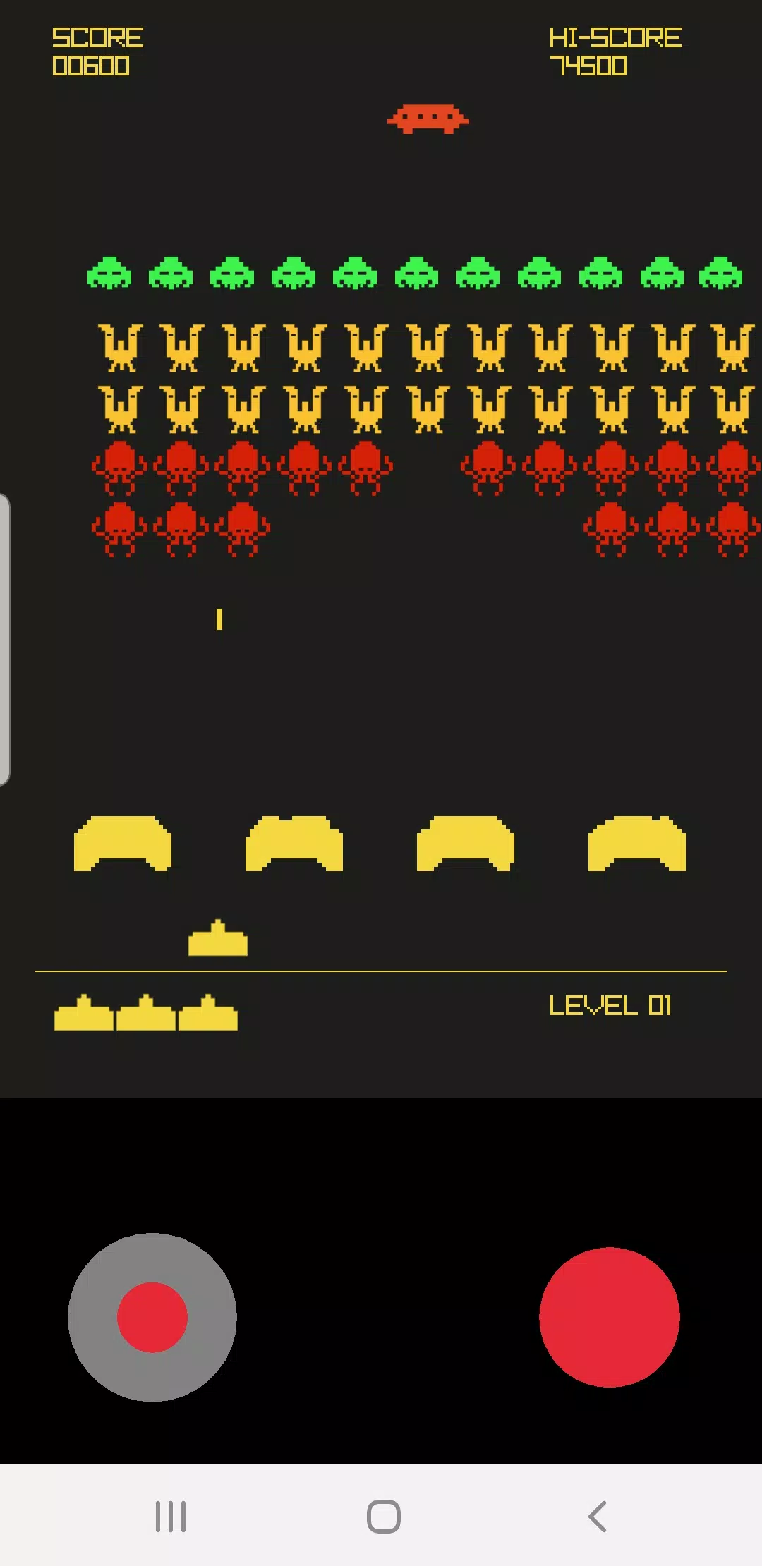 Retro Galaxy Invaders ဖန်သားပြင်ဓာတ်ပုံ 2